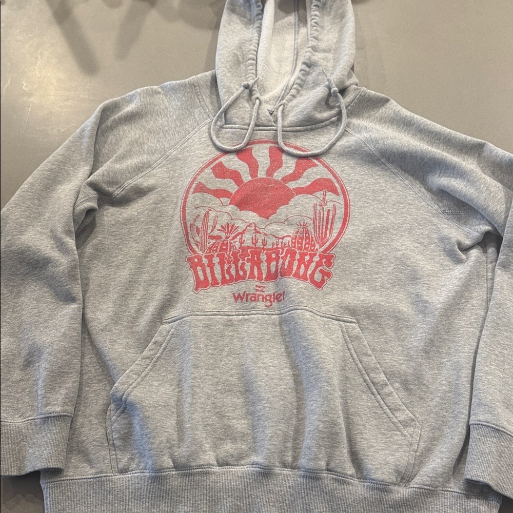 Billabong/Wrangler Colab Gray Hoodie